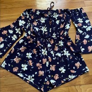 Shein off the shoulder romper